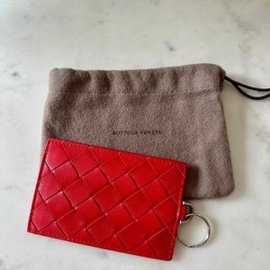 Bottega Veneta Woven Nappa Leather luggage tag